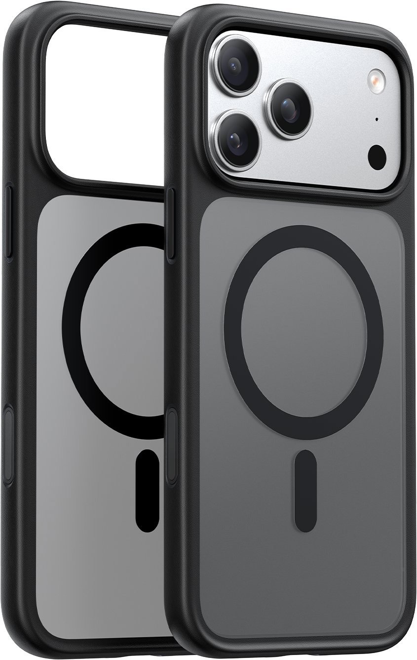 Torras Guardian Magnetic Black iPhone 17 Pro mobile phone case
