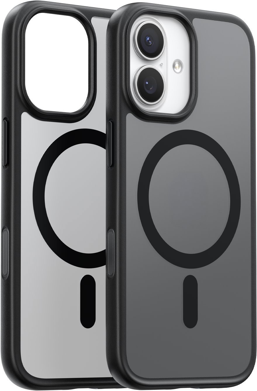 Torras Guardian Magnetic Black iPhone 17 mobiltelefon tok