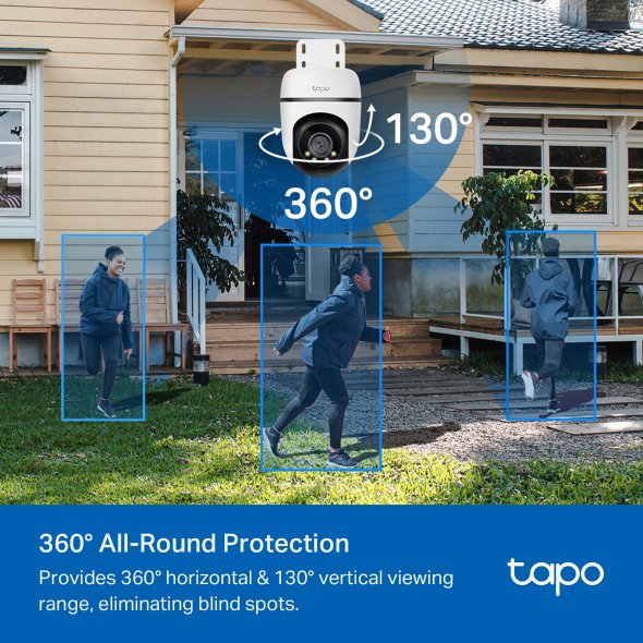 TP-Link Tapo TC41 Outdoor 2K Pan/Tilt Security WiFi camera