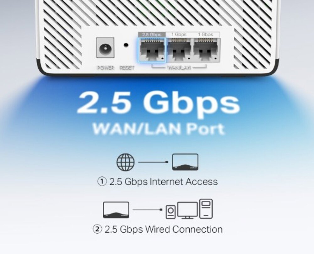 WiFi-System Mercusys Halo H27BE, BE3600 Mesh Wi-Fi 7 (3er-Pack)