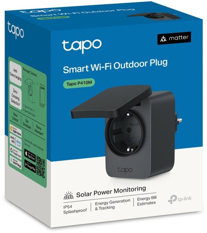 TP-Link Tapo P410M Smart Wi-Fi Outdoor Plug