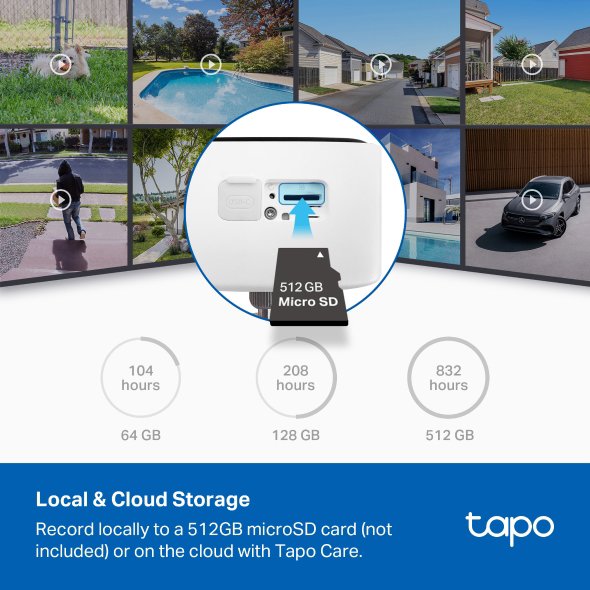 IP Camera TP-Link Tapo TC80 HD Solar Kit