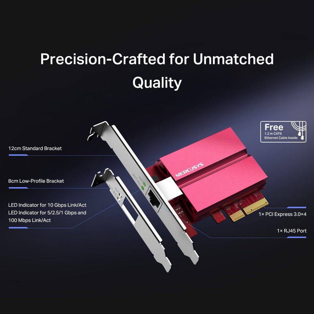 Mercusys MA510E 10-Gigabit-PCIe-Netzwerkkarte