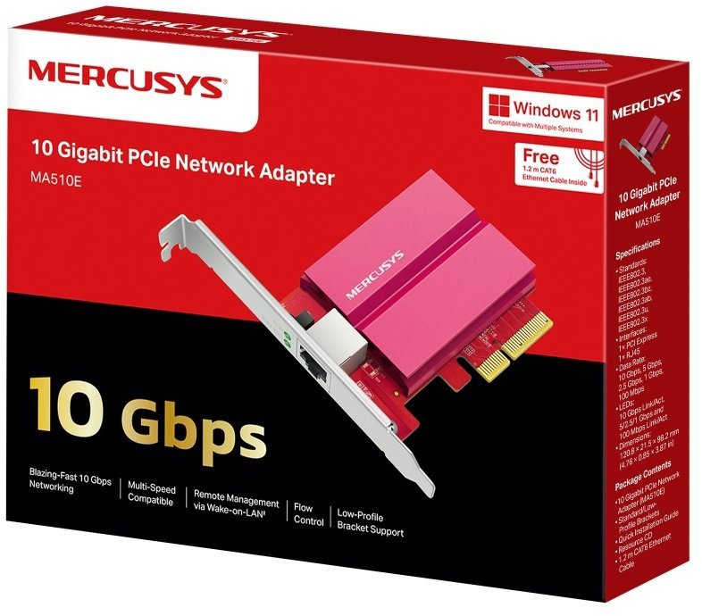 Mercusys MA510E 10-Gigabit-PCIe-Netzwerkkarte