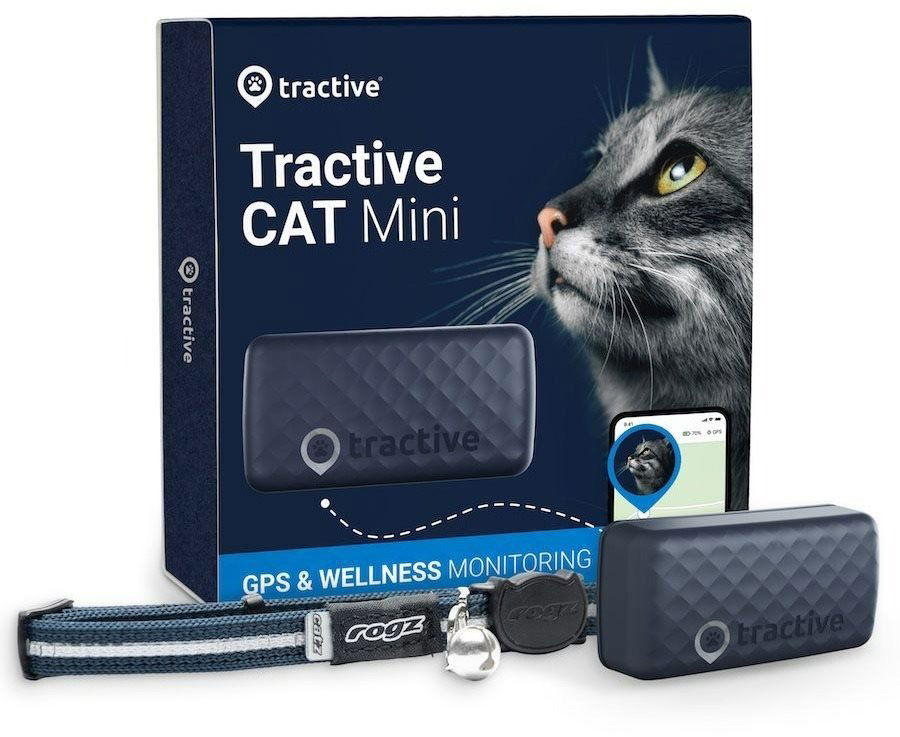 GPS lokátor Tractive GPS CAT Mini, tmavě modrý