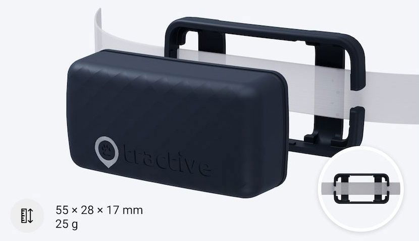 GPS lokátor Tractive GPS CAT Mini, tmavě modrý