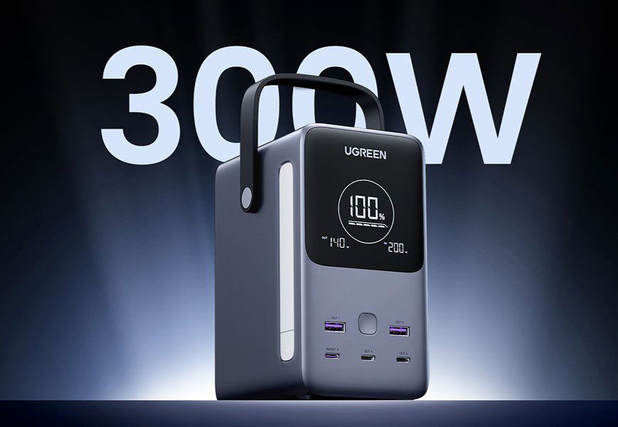 Powerbanka UGREEN 48000mAh 300W Fast Charging Power Bank