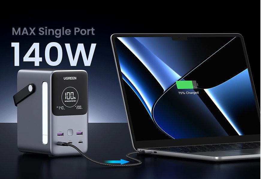 Powerbanka UGREEN 48000mAh 300W Fast Charging Power Bank