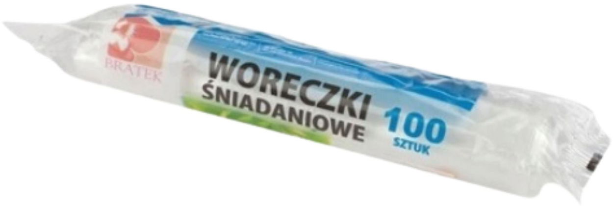 Mikrotenové sáčky BRATEK mikrotenové sáčky 100 ks, 17 × 24 cm