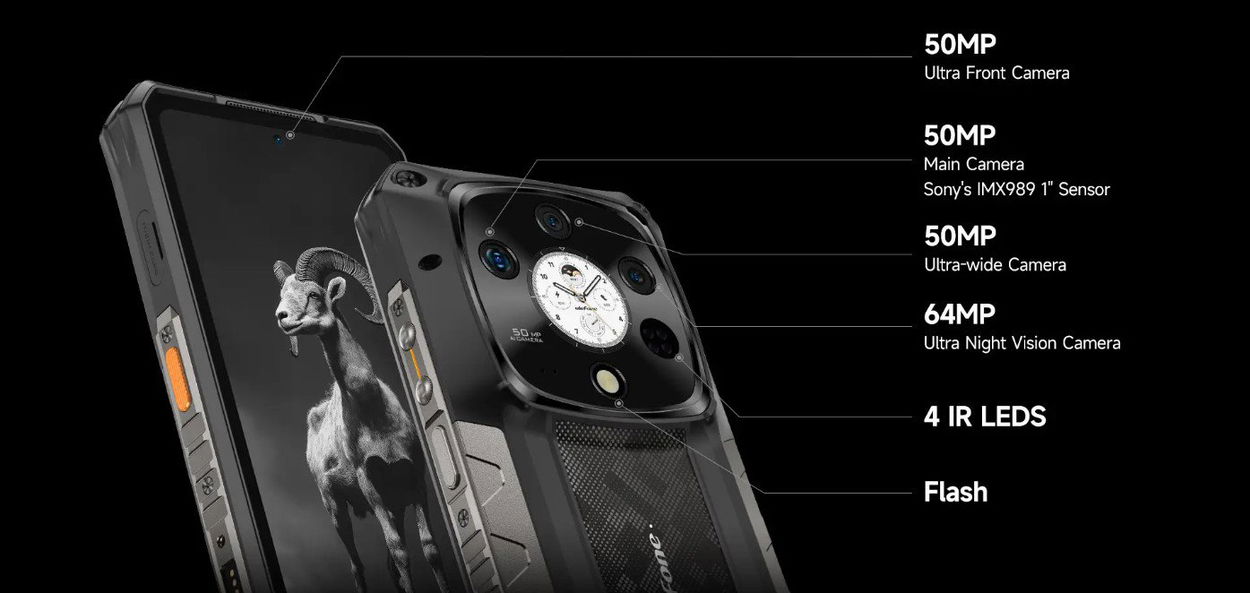 Mobilní telefon UleFone Armor 28 Pro 16GB/512GB Black