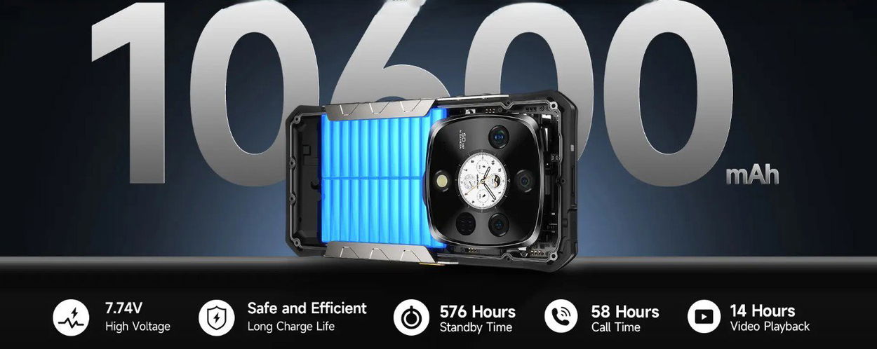 Mobilní telefon UleFone Armor 28 Pro 16GB/512GB Black