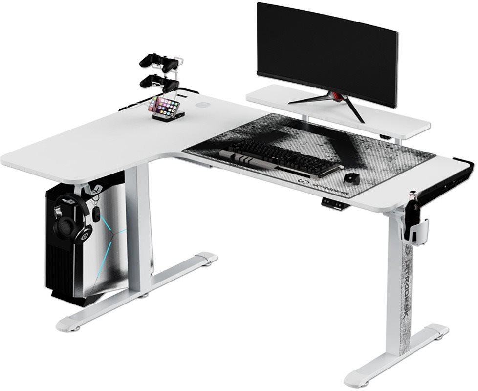 Gaming-Tisch ULTRADESK Winger weiß