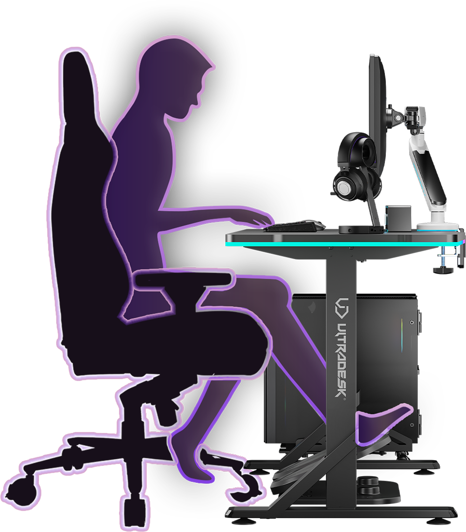 Spieltisch ULTRADESK Eisen Weiß