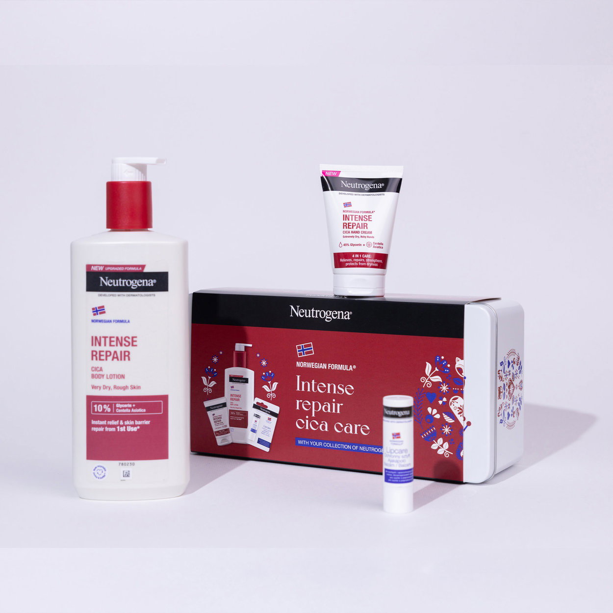 Gift cosmetic set NEUTROGENA Norwegian Recipe Intensive regeneration 3 in 1 450 ml