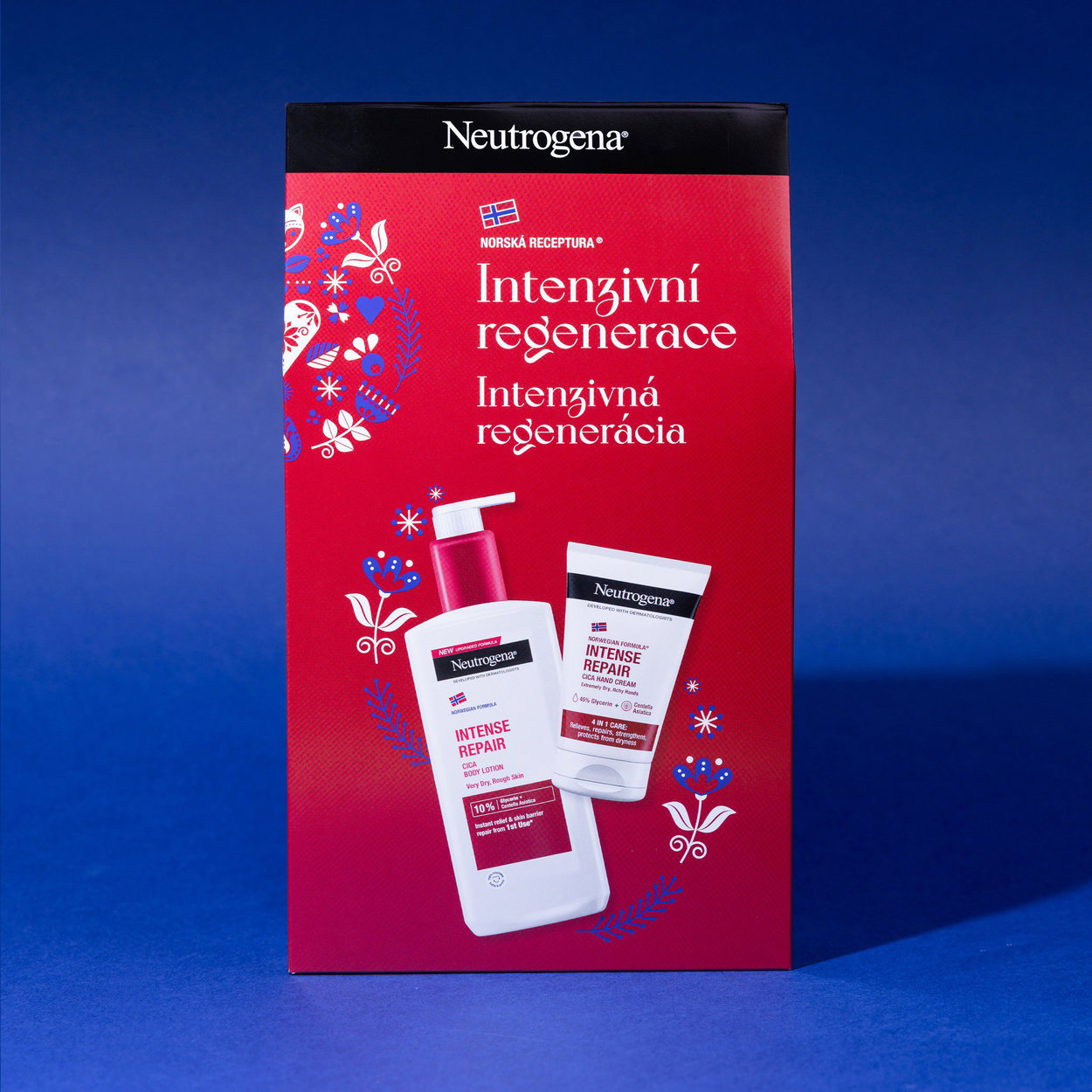 Gift cosmetic set NEUTROGENA Norwegian Recipe Intensive regeneration 2 in 1 450 ml