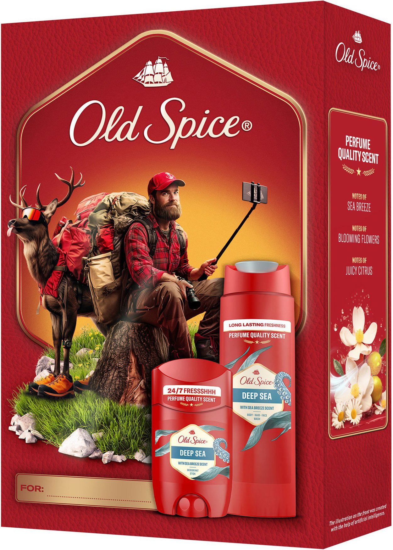 Men's cosmetic set OLD SPICE Deep Sea Outdoor Explorer 300 ml