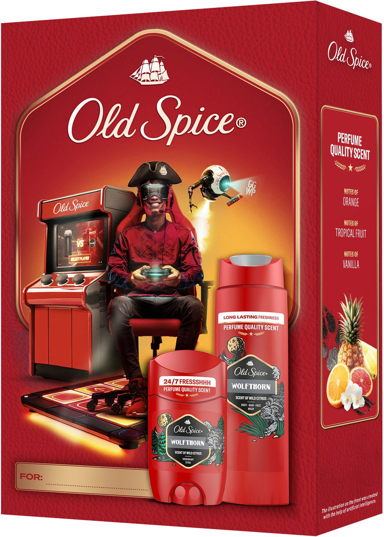 Men's cosmetic set OLD SPICE Wolfthorn Gamer 300 ml