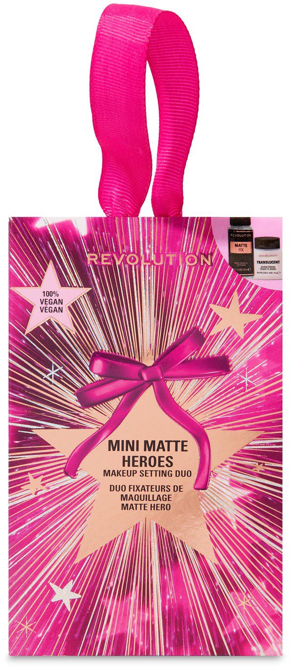 Cosmetic gift set REVOLUTION Mini Matte Hero_s Makeup Setting Duo 30 ml