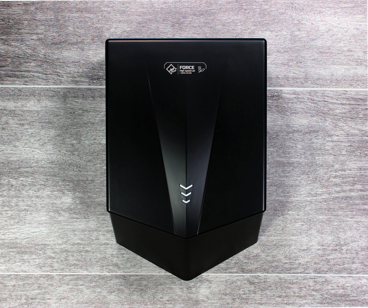JET DRYER FORCE hand dryer, black