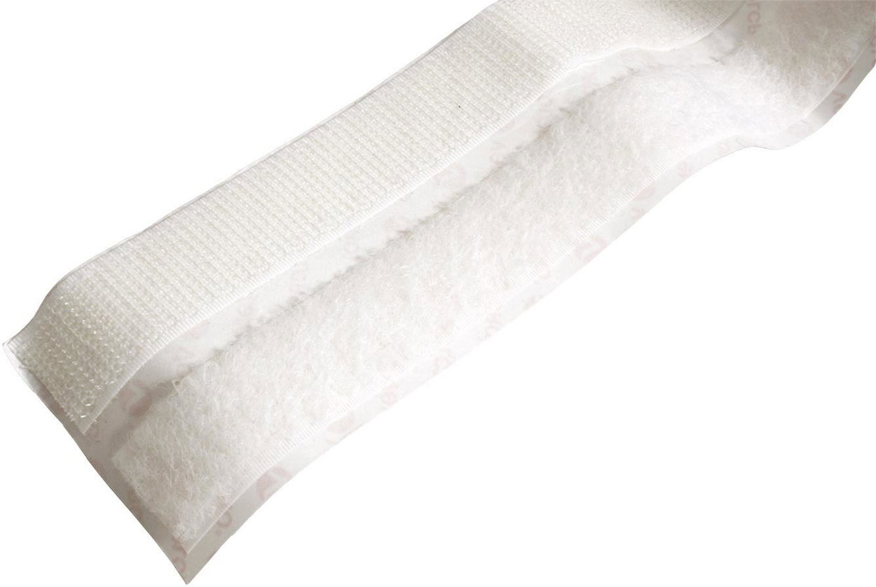 Velcro VELCRO Velcro tape, adhesive, 20 mm × 2.5 m, white