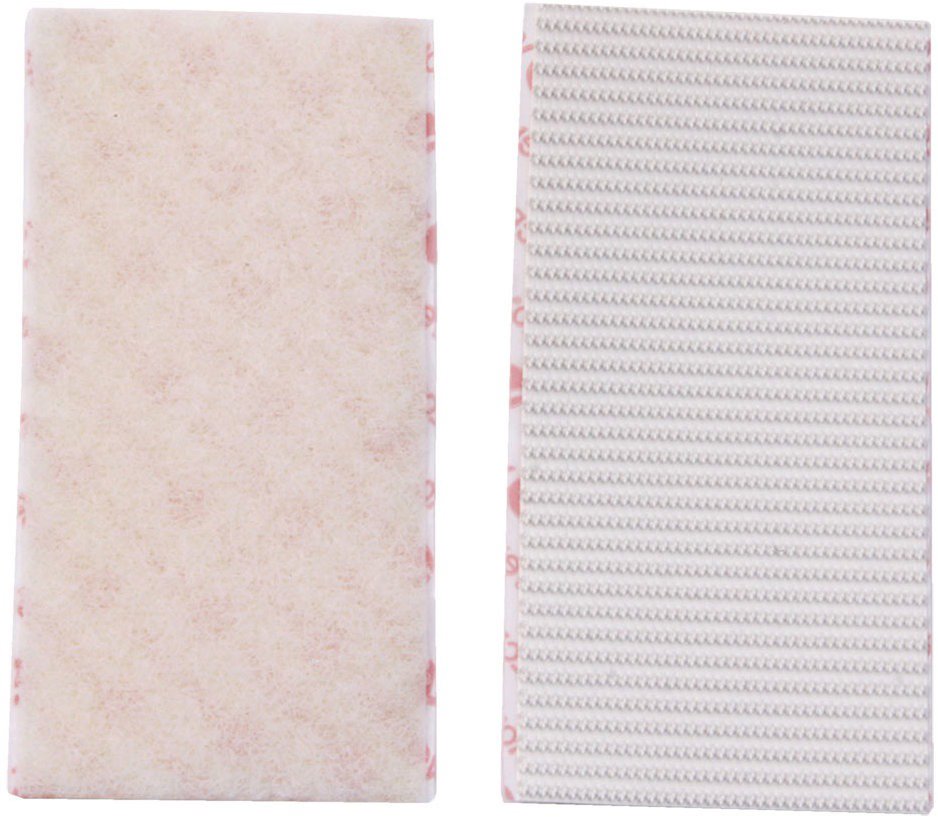 Velcro VELCRO Adhesive clips rectangular 50 mm × 100 mm, 2 pcs, white