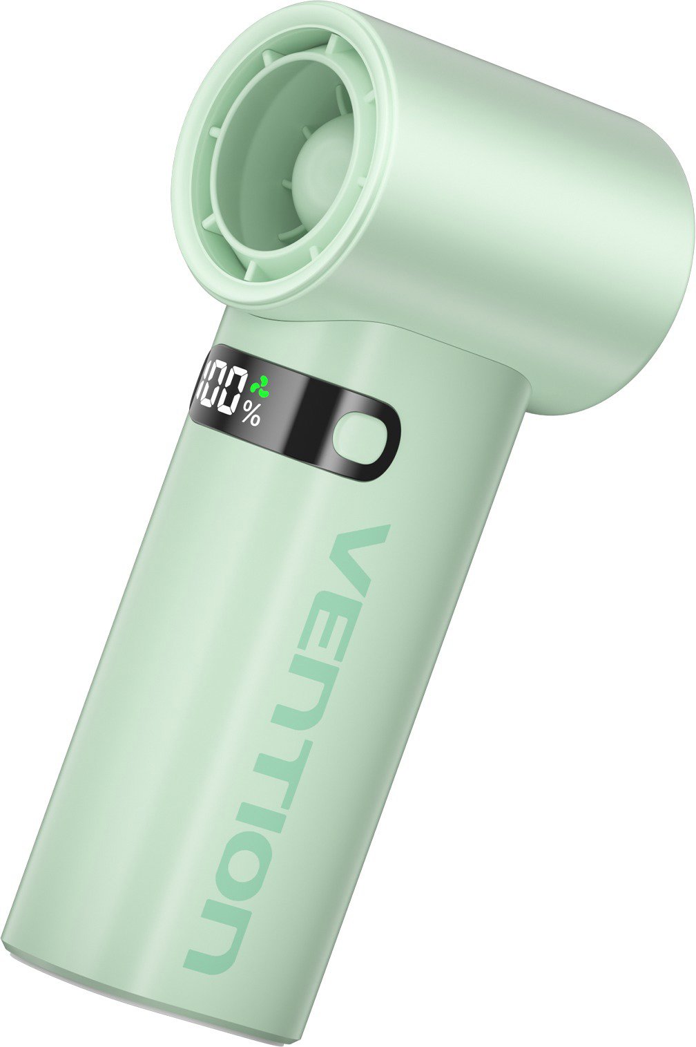 Fan Vention USB 5V Speed (1-100) Adjustable Mini Handheld High-Speed Fan Green LED Display Type