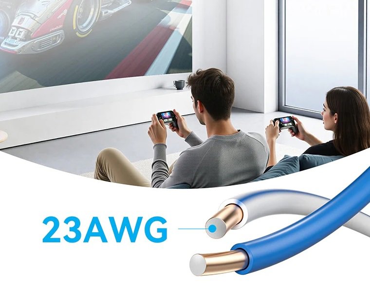 Vention Cat.6 UTP Lan Cable 305M Gray hálózati kábel