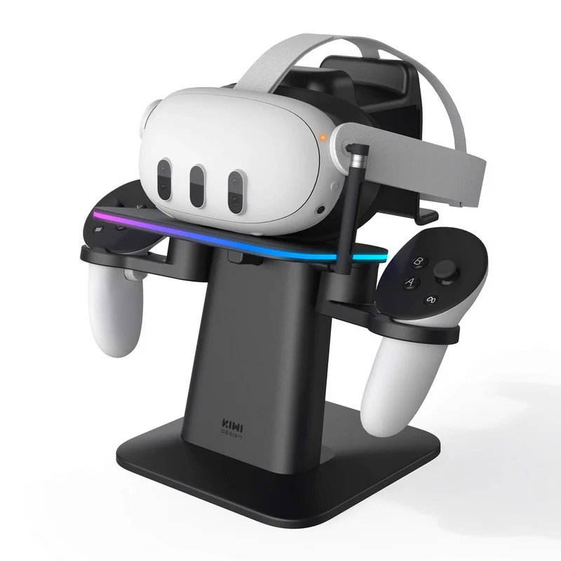 Kiwi Design Meta Quest RGB Vertical Charging Stand