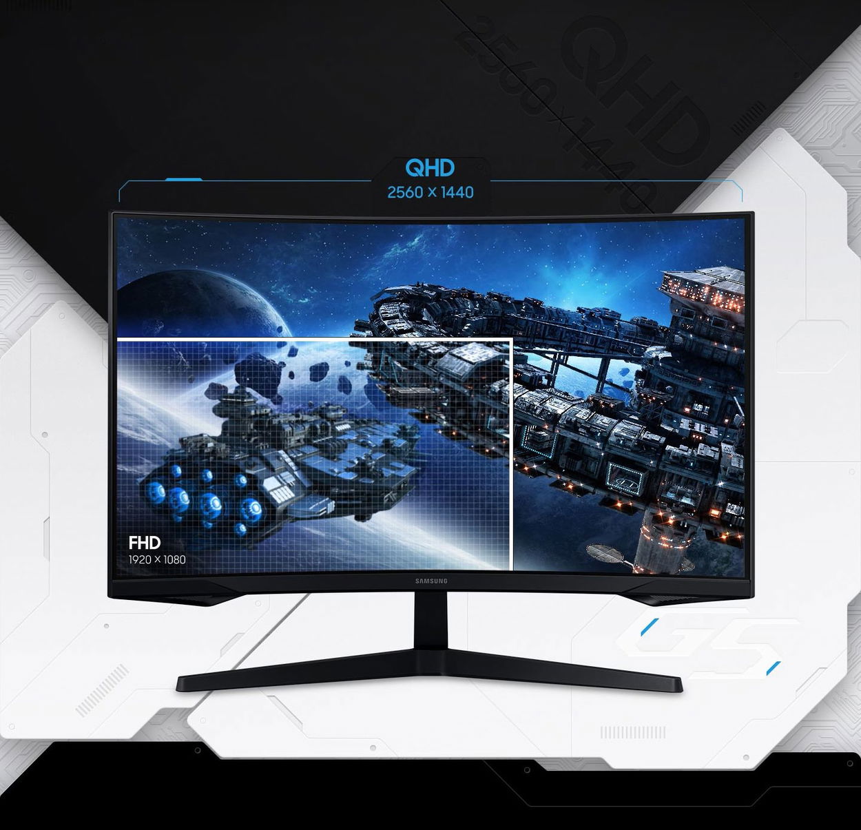 Monitor 32" Samsung Odyssey G55C