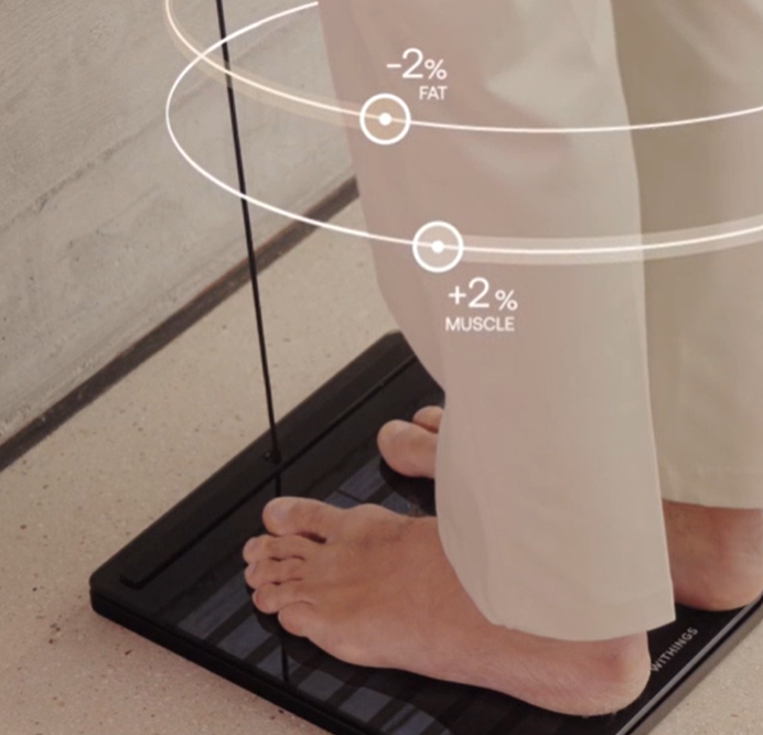 Personenwaage Withings BodyScan 2 Schwarz