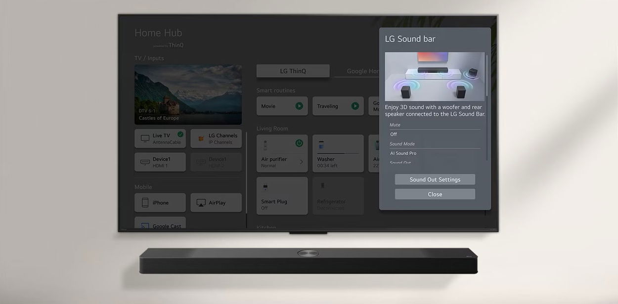 Chytrá TV LG OLED77B56
