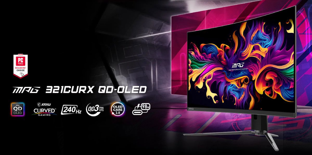 MSI MPG 321CURX QD-OLED