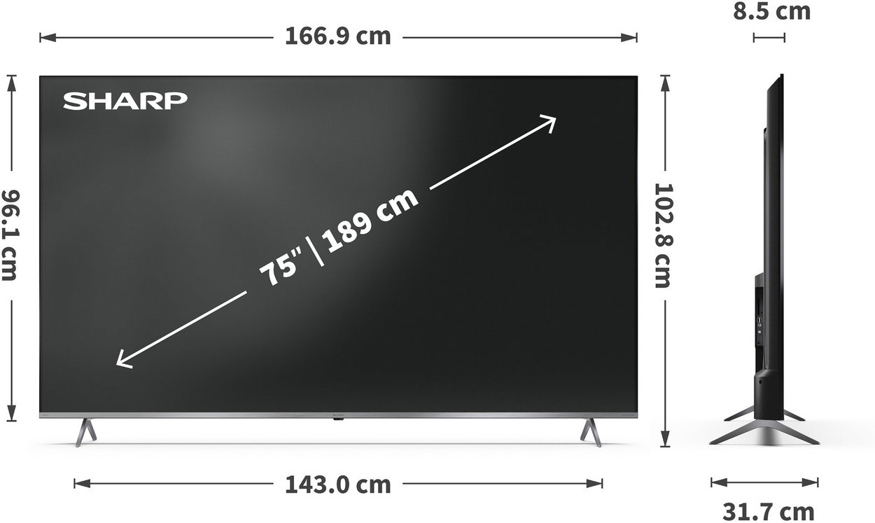 televize Sharp 75" 75JP7265E