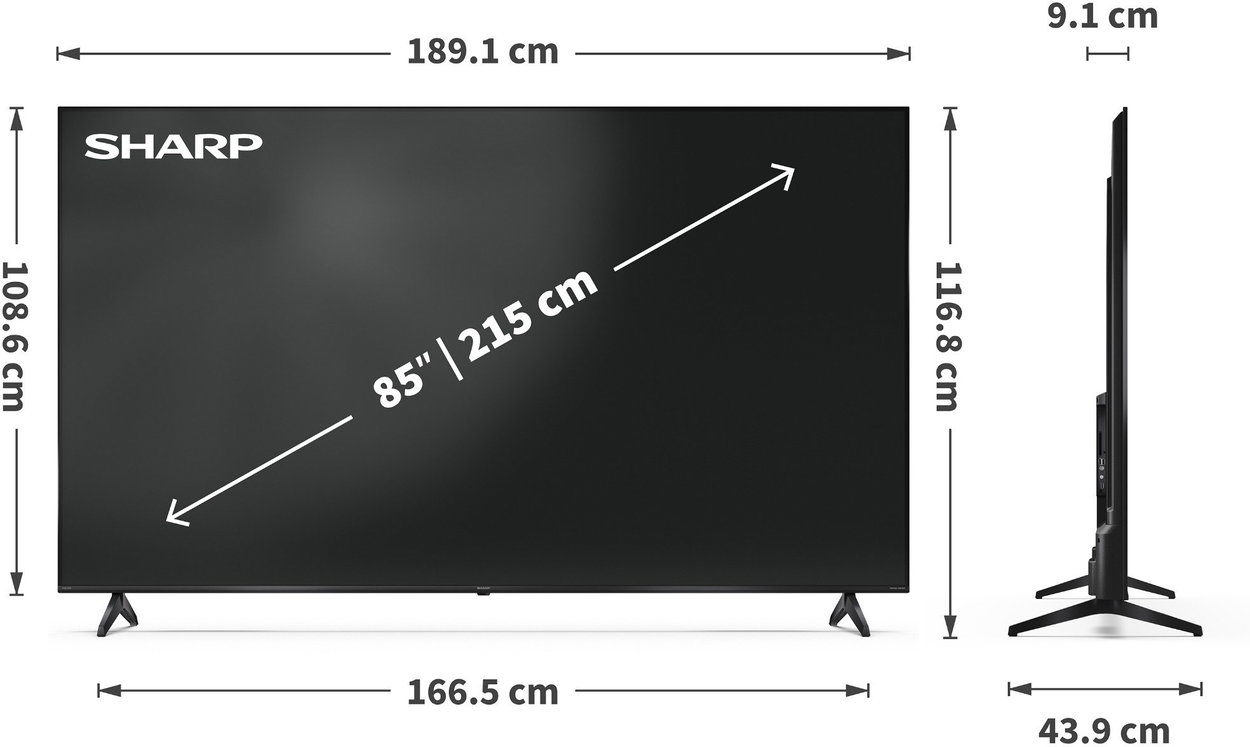 Sharp 85" 85HP5265E TV