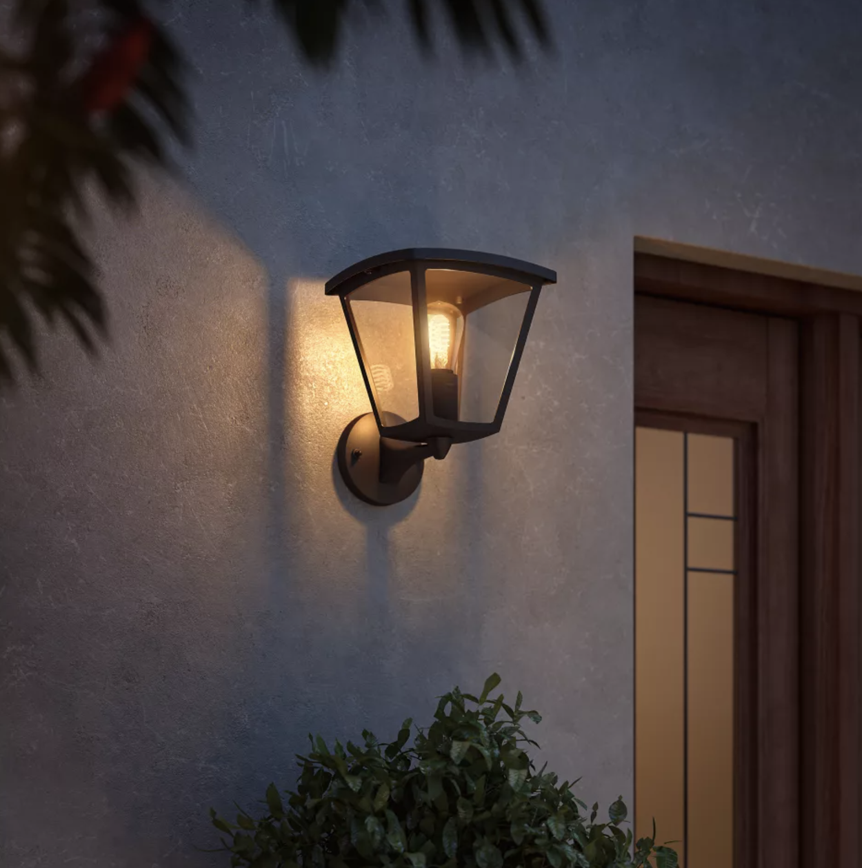 Ceiling light Philips Hue Inara White E27 outdoor wall lantern, black