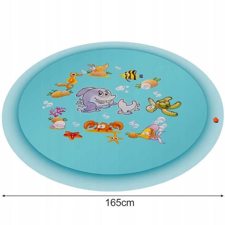 Kruzzel 23138 Garden Children_s Paddling Pool with Fountain 170 cm