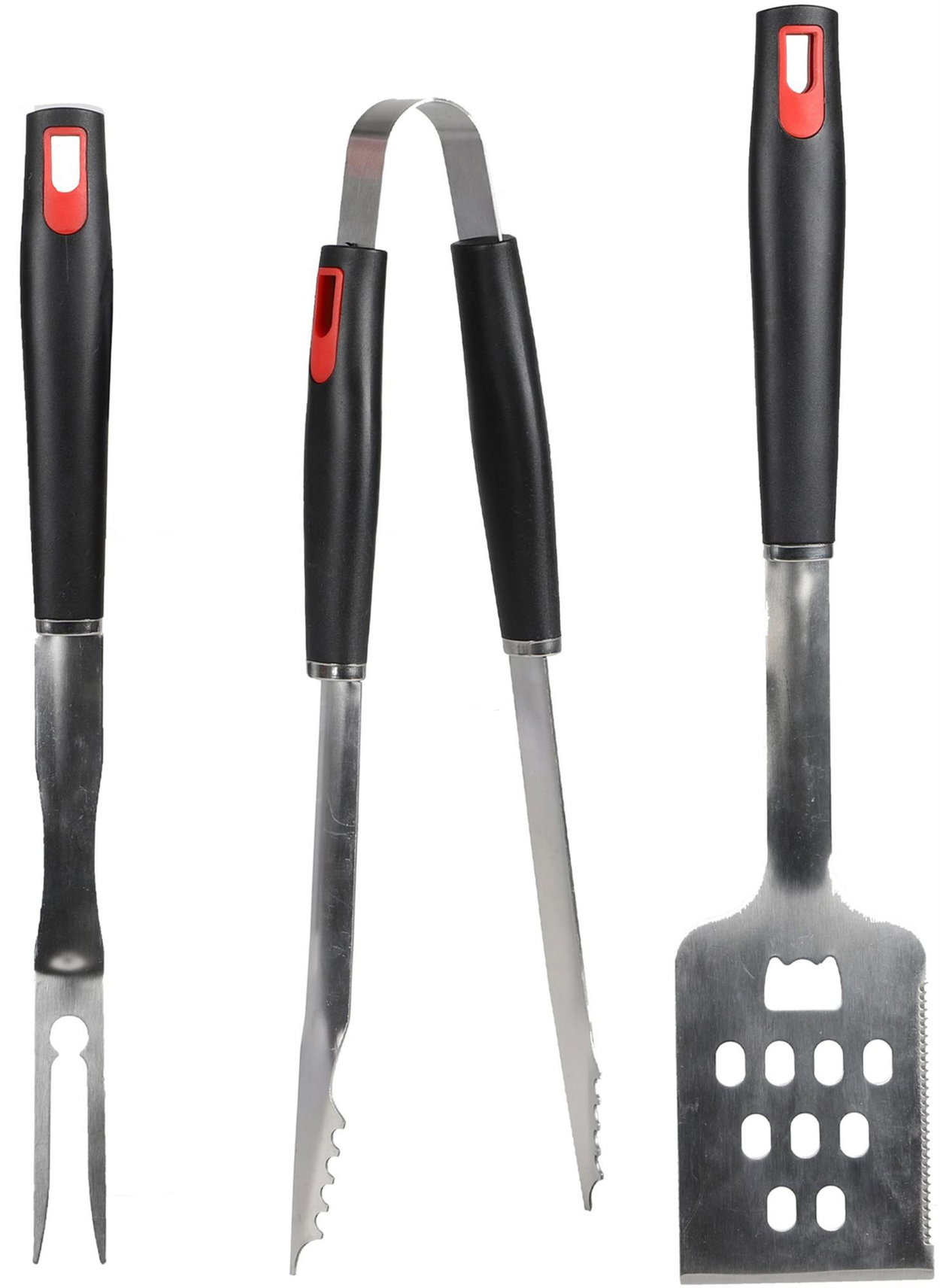 DOCHTMANN Grilling tools set 3 pcs BBQ, plastic