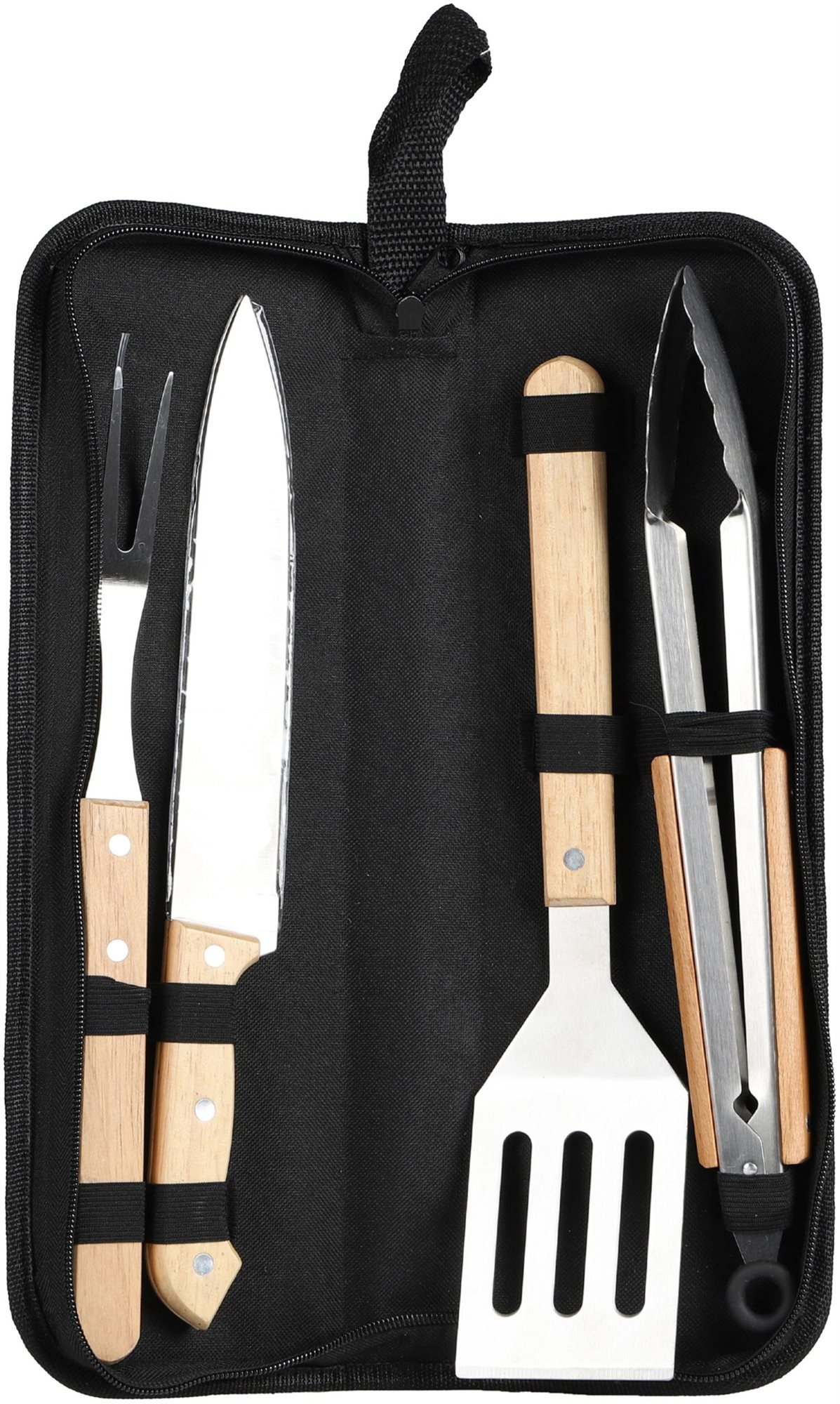 DOCHTMANN Grilling tools set of 5, 37 × 12,5 × 4,3 cm
