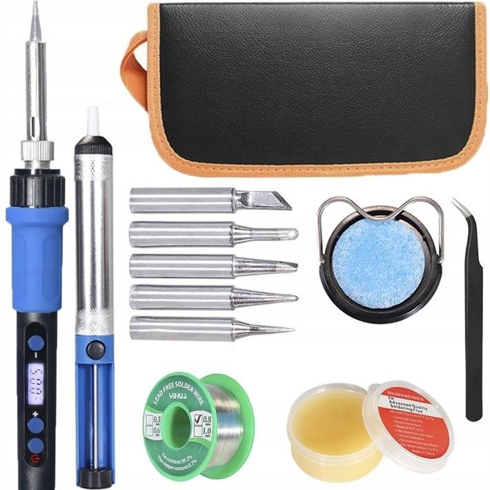 Soldering iron MDS Soldering set Basic 100 W with accessories - 5 tips