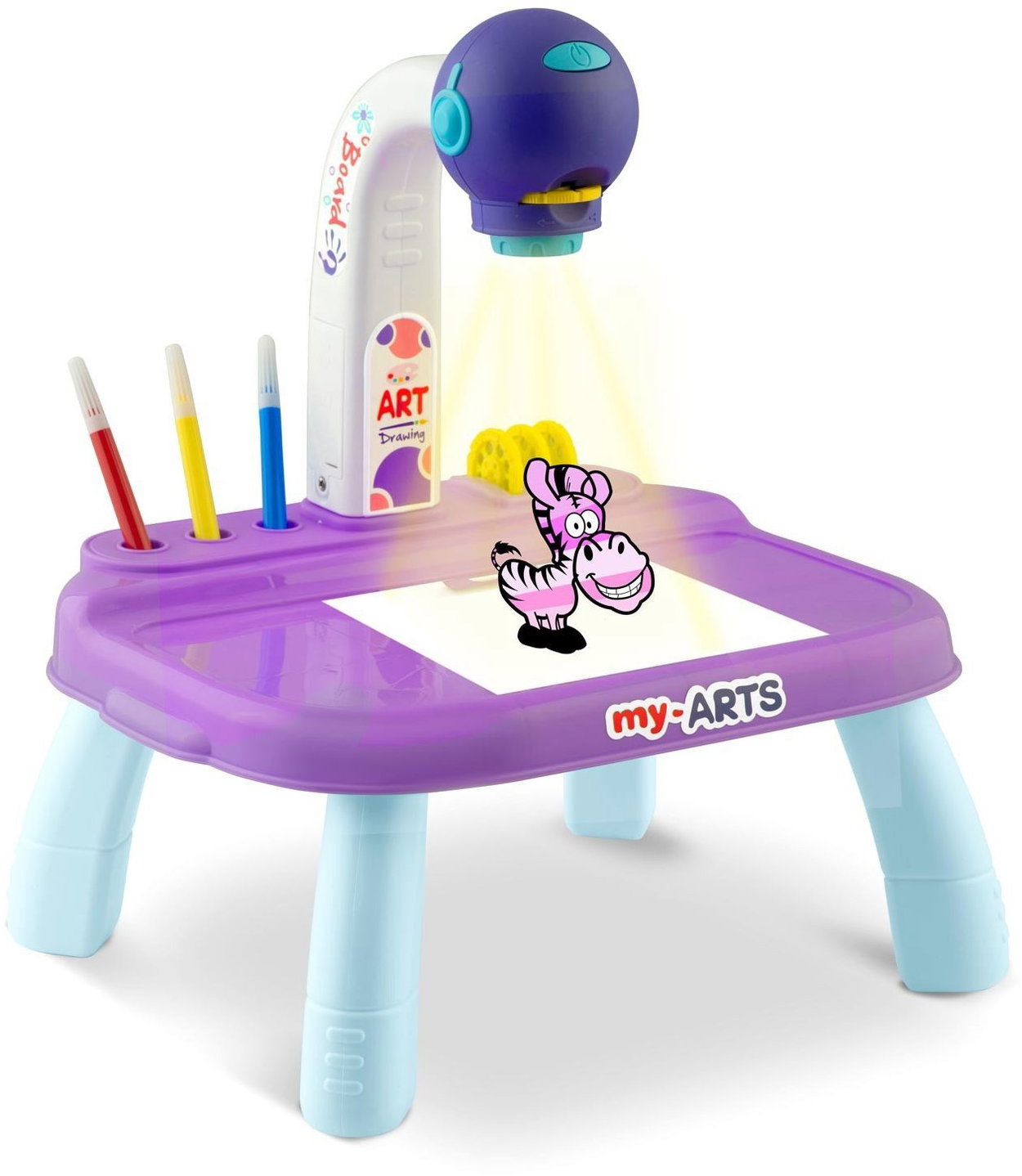 Ricokids 773700 festőprojektor Rajzprojektor - lila