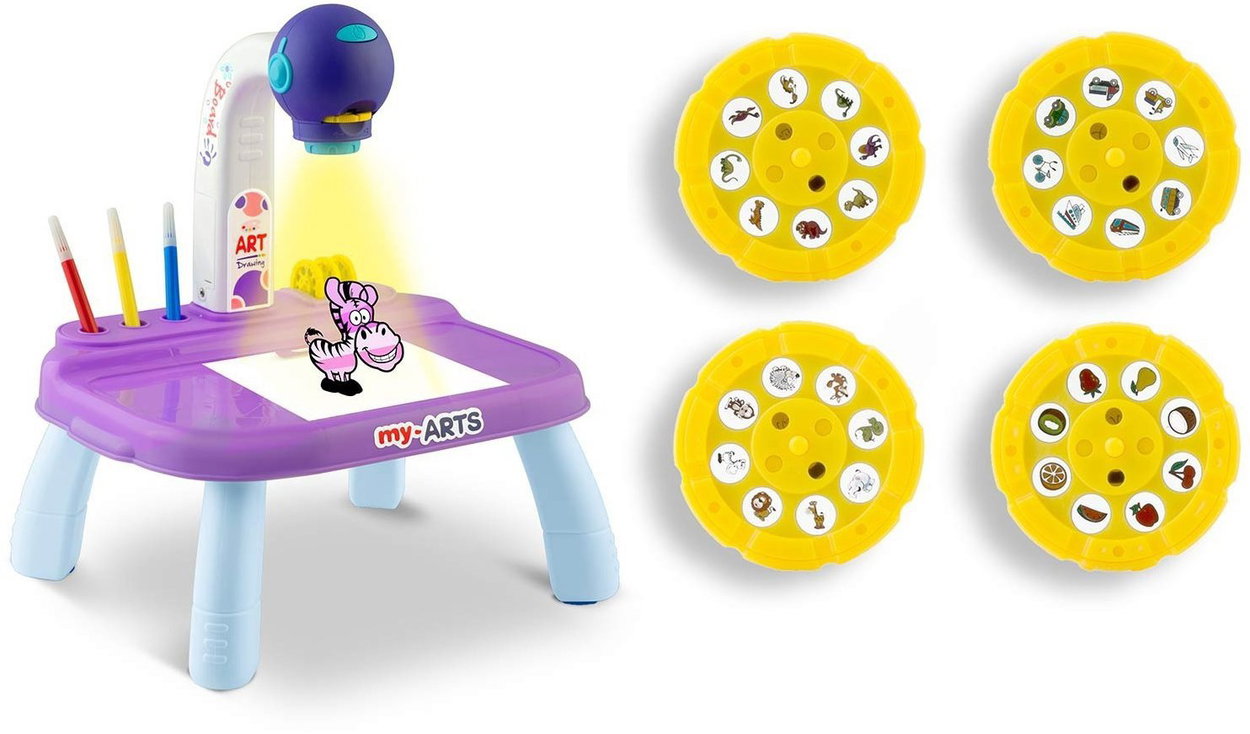 Ricokids 773700 festőprojektor Rajzprojektor - lila