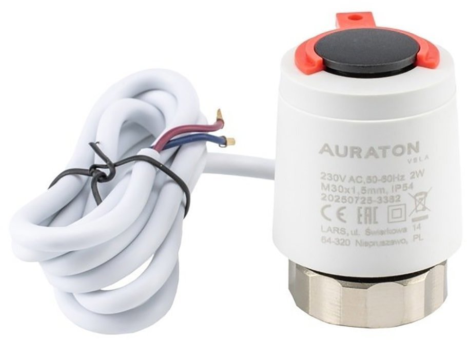 Auraton Vela thermoelectric actuator M30 × 1.5 NC 230V