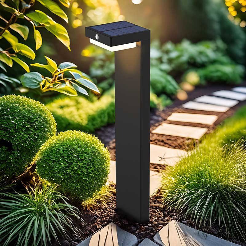 Aca Lighting LED Solar Post Light 5W, 400lm, 3000K, USB-C