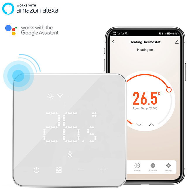 Designo thermostat with WiFi W7G