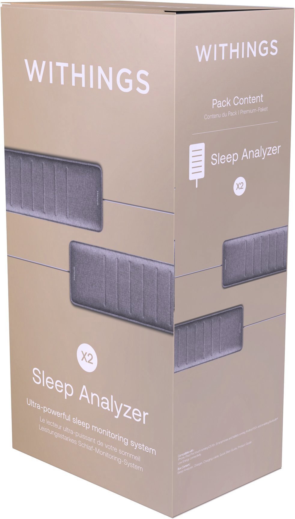 Withings Sleep Monitor Pack 2× Sleep Analyzer