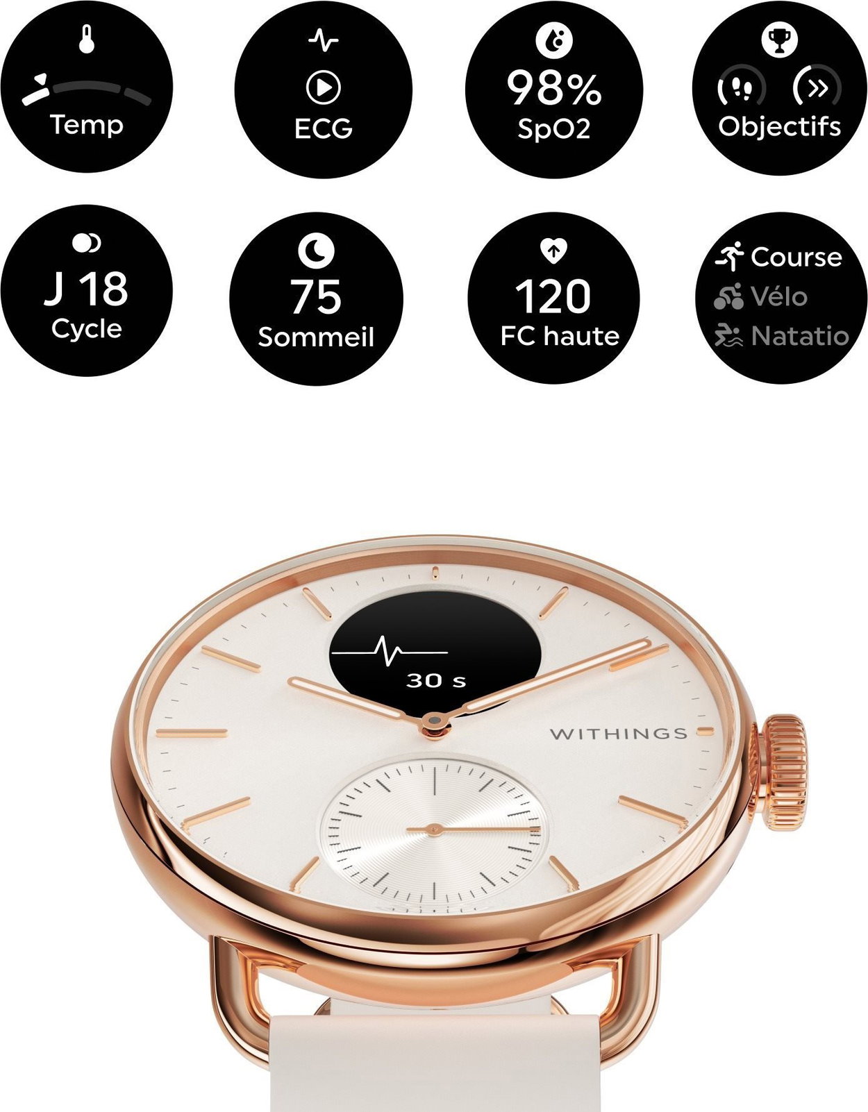 Smartwatch Withings Scanwatch 2 38mm - Sand
