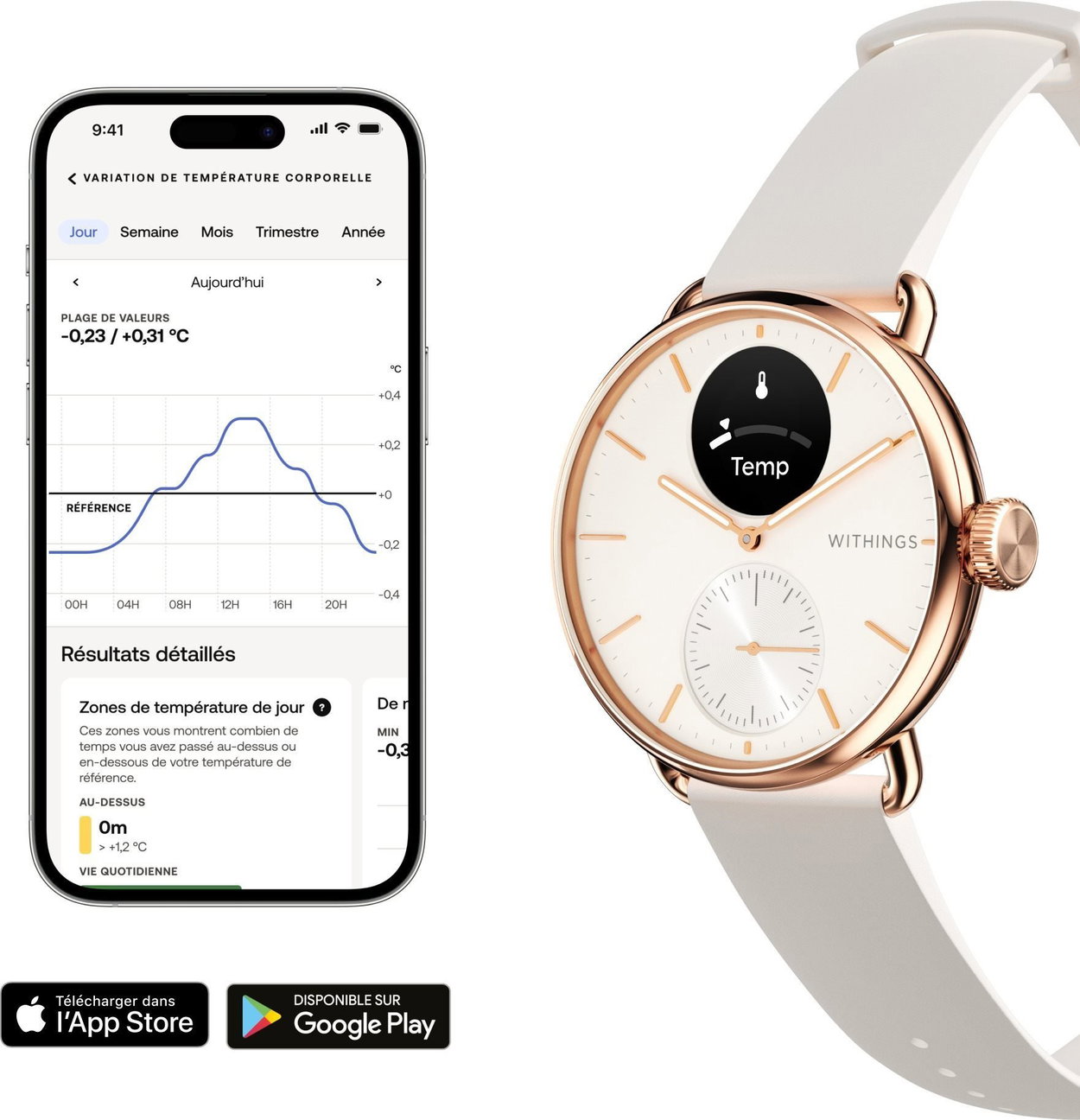 Smartwatch Withings Scanwatch 2 38mm - Sand