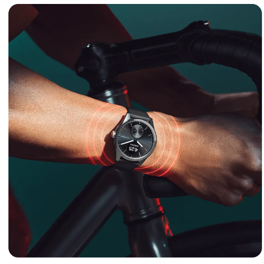 Withings ScanWatch 2 42 mm Black okosóra bőrszíjjal
