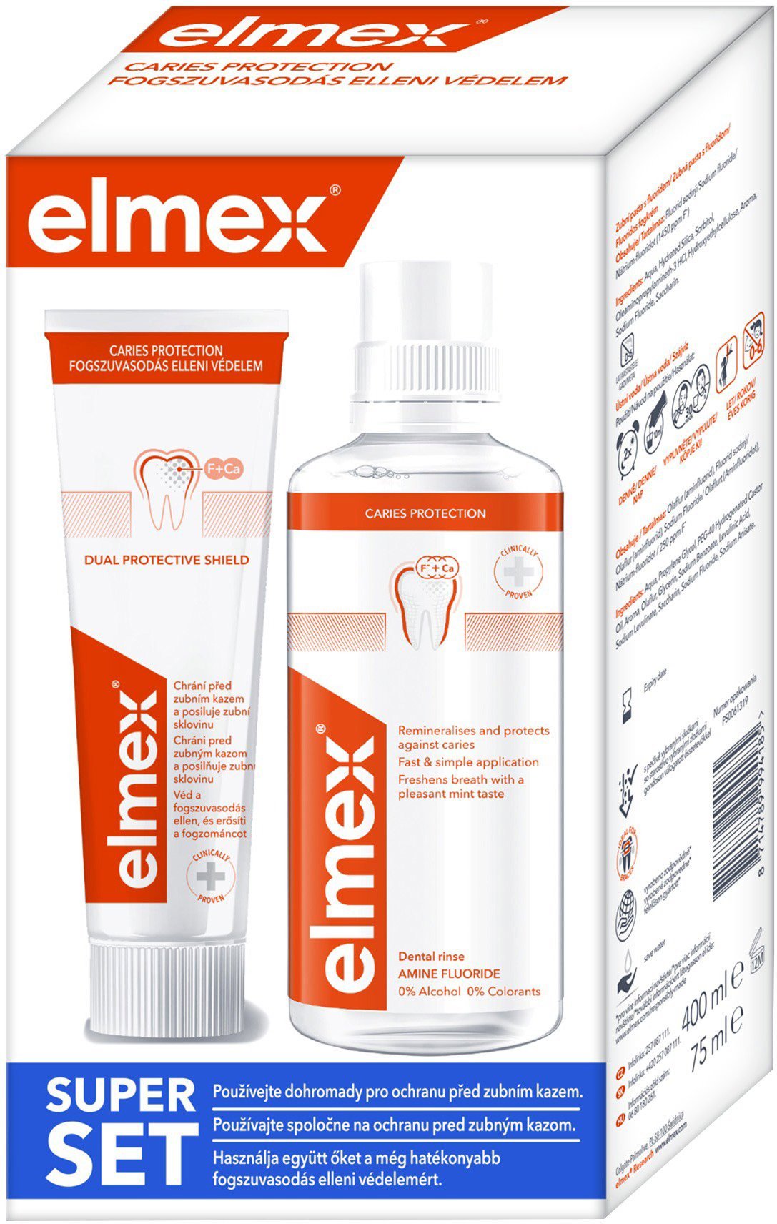 ELMEX Caries Protection Pack - 400 ml + 75 ml