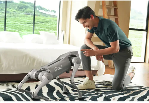 Robotic dog Unitree GO2 EDU plus XT16 Lidar